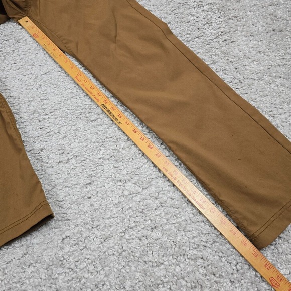 Prana Brion Pants Men 34 (Fits 34x31) Brown Slim‎ Straight Outdoors Hiking READ - Picture 13 of 15
